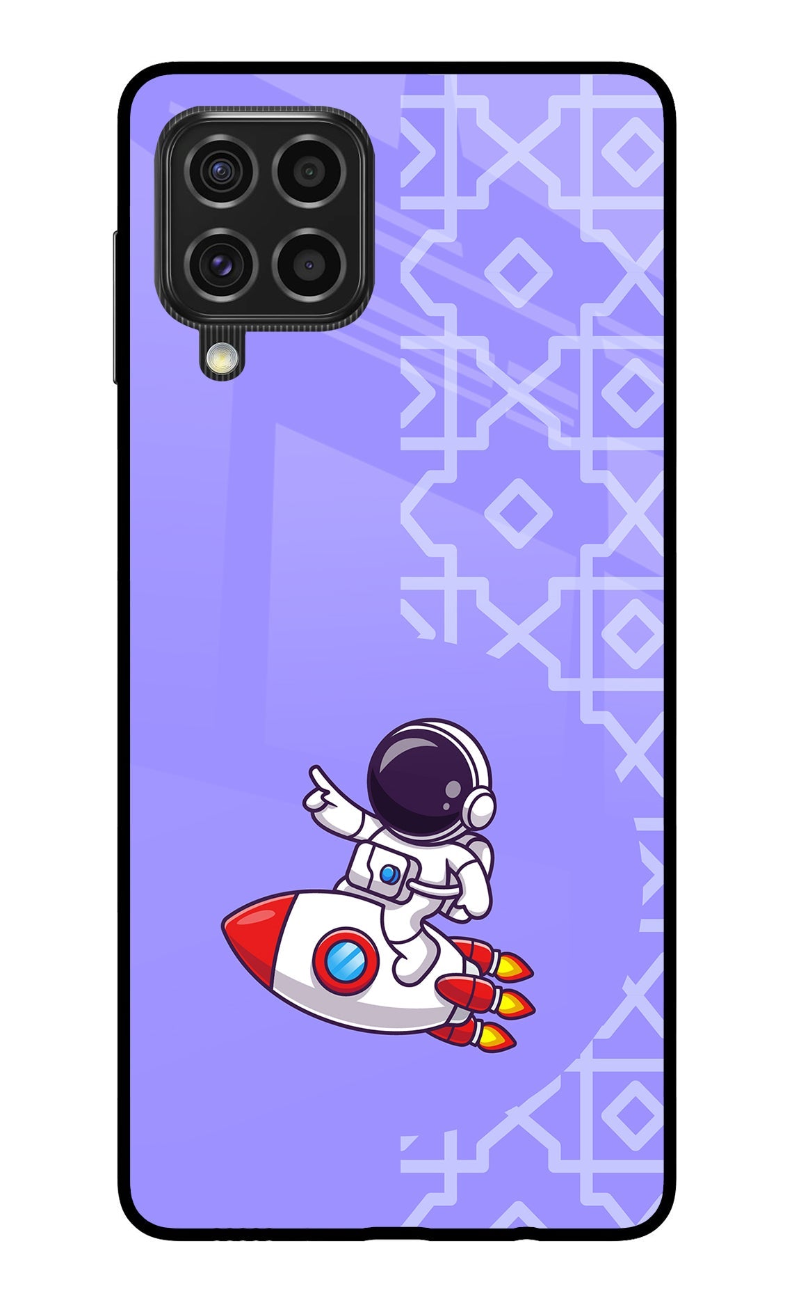 Cute Astronaut Samsung F62 Back Cover