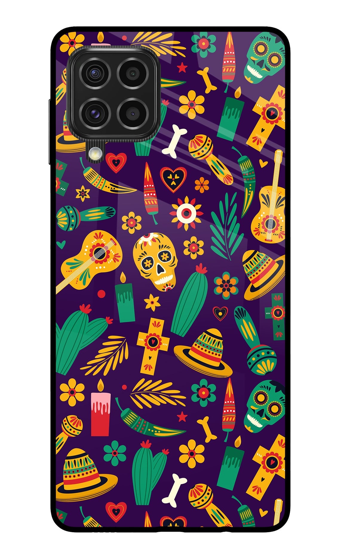 Mexican Artwork Samsung F62 Back Cover