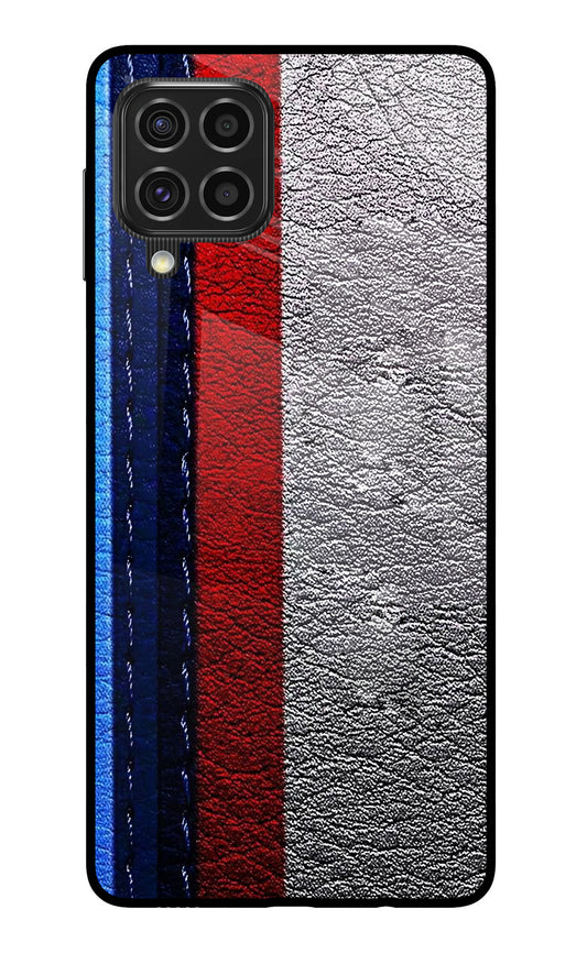 BMW Stripes Samsung F62 Glass Case