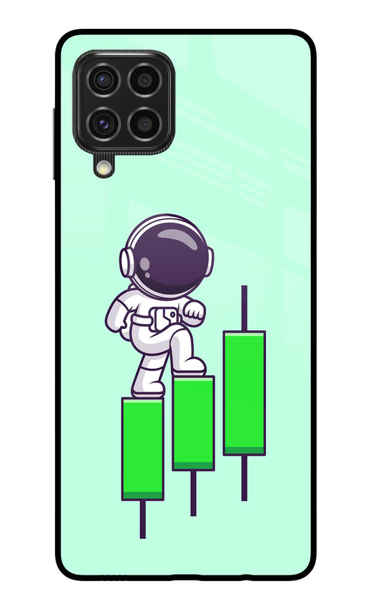 Astronaut Trader Samsung F62 Glass Case