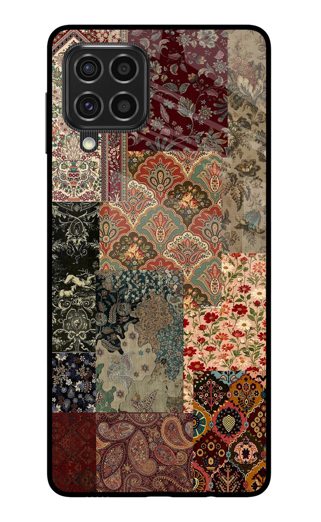 Desi Print Samsung F62 Glass Case