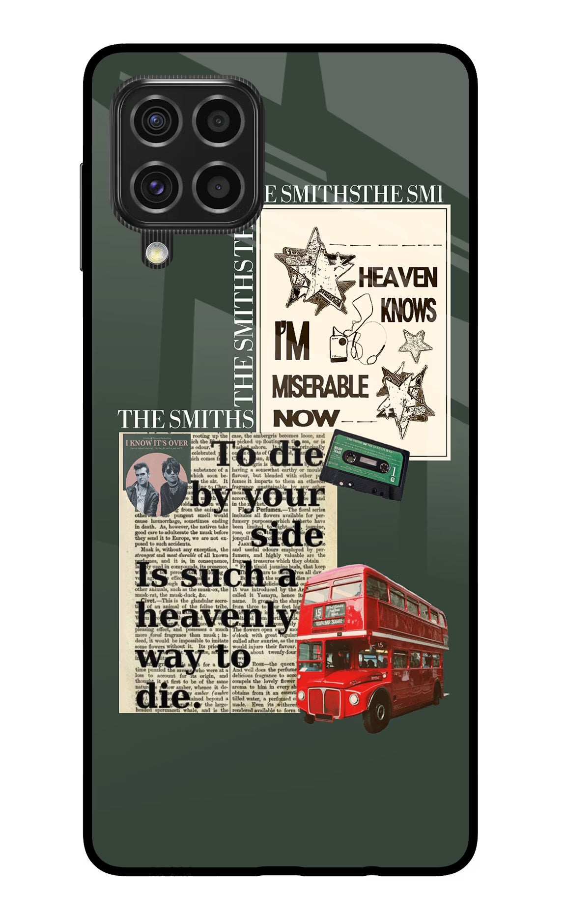 The Smiths Samsung F62 Glass Case Back Cover by Casekaro