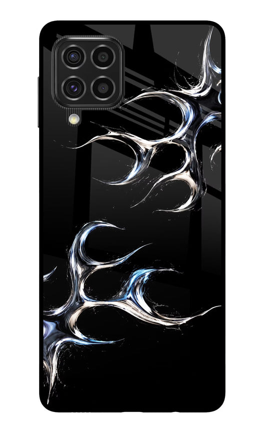 Chrome Tribal Samsung F62 Glass Case
