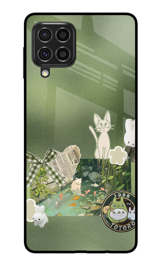 Aesthetic anime Samsung F62 Glass Case