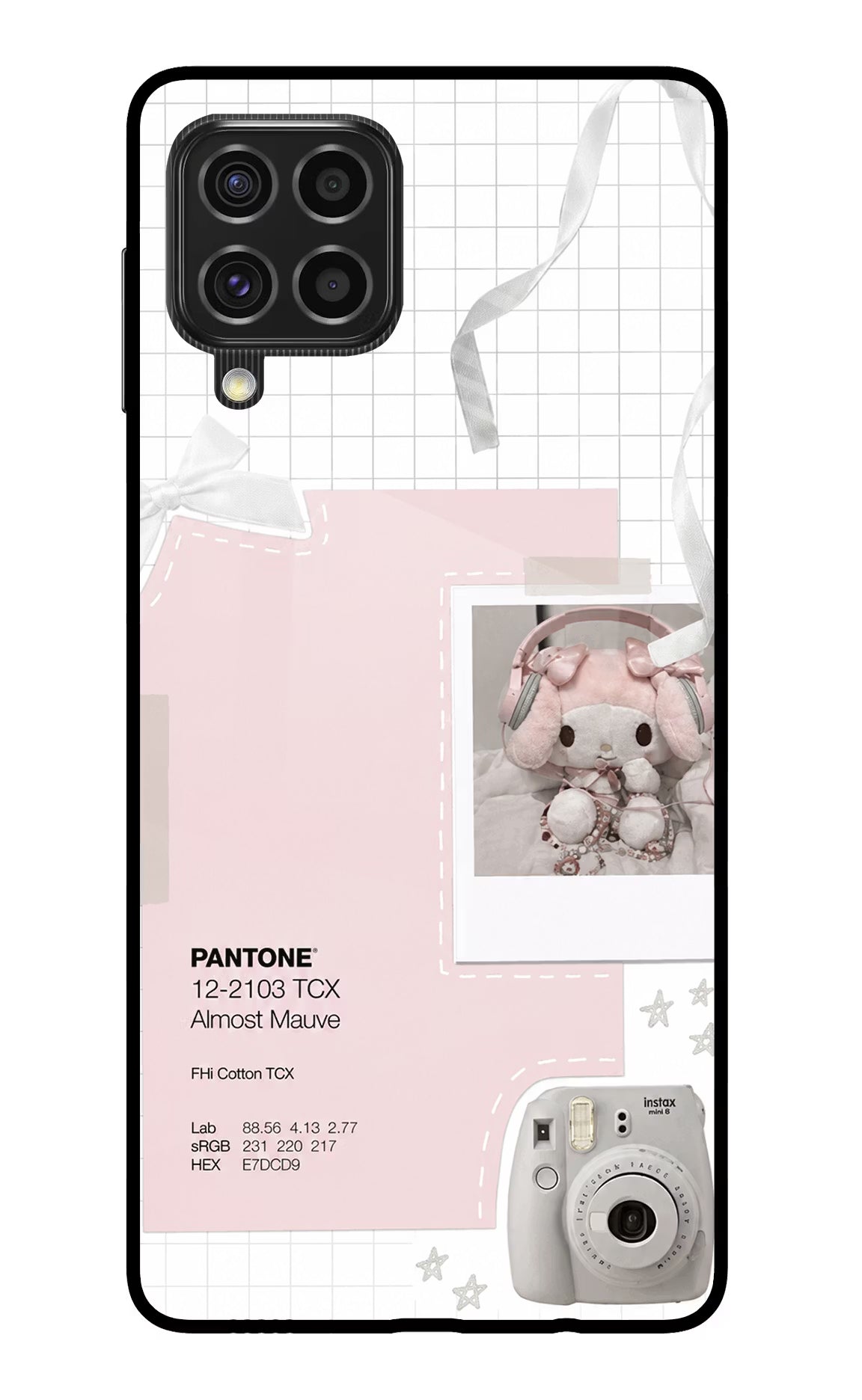 Pantone Asthetic Samsung F62 Glass Case