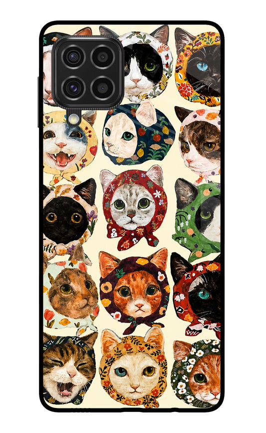 Cool Cat Samsung F62 Glass Case