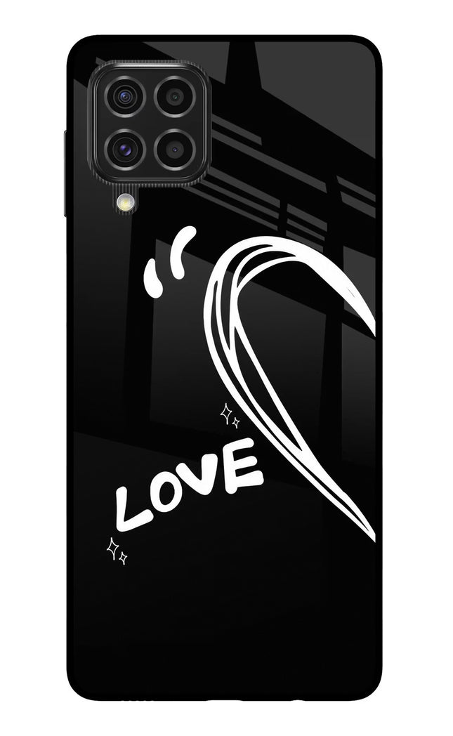Love Line Samsung F62 Glass Case