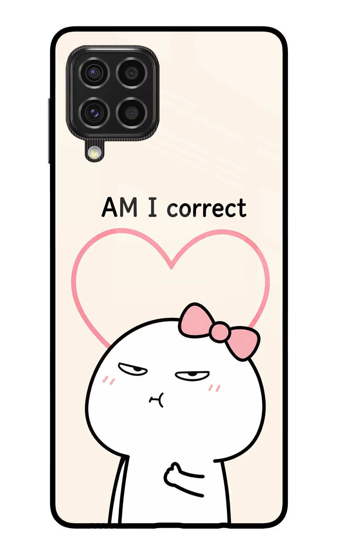 Always Right Samsung F62 Glass Case