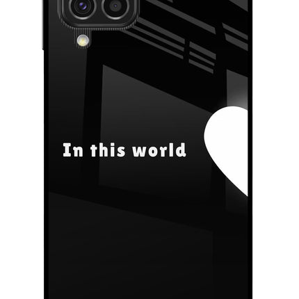 This World Samsung F62 Glass Case
