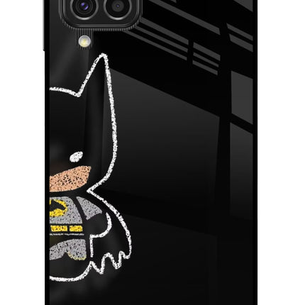 Bat Kitty Samsung F62 Glass Case