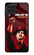 Bhagat Singh Revolution Samsung F62 Glass Case