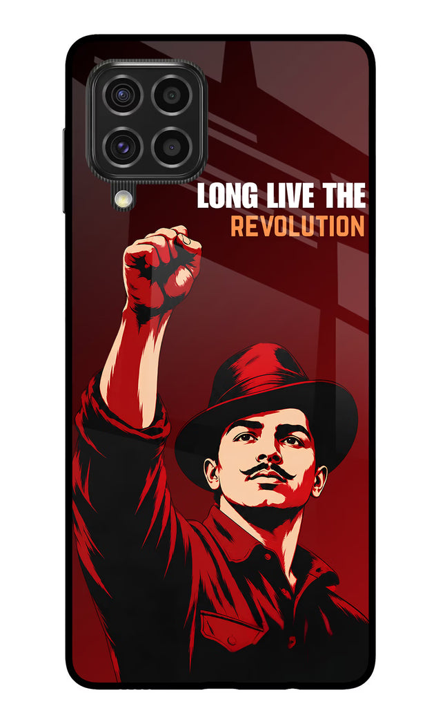 Bhagat Singh Revolution Samsung F62 Glass Case