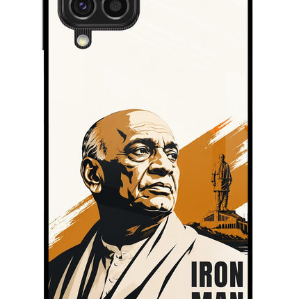 Sardar Patel Iron Will Samsung F62 Glass Case