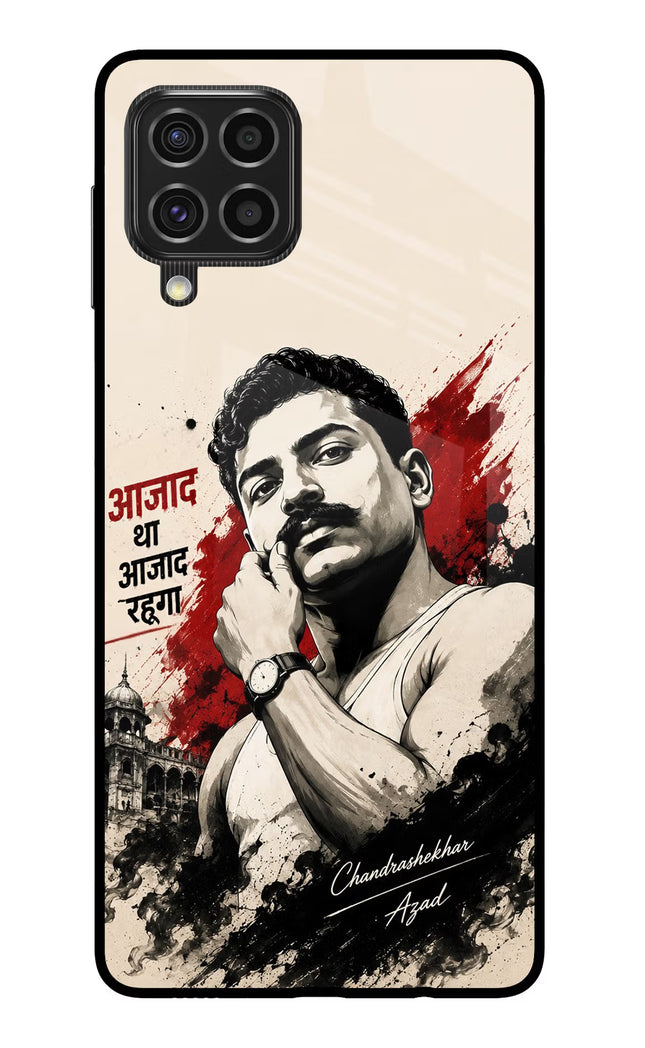 Chandrashekhar Azad Fearless Samsung F62 Glass Case
