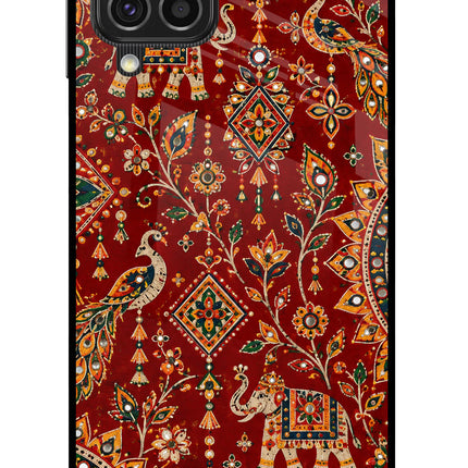 Laal Riwaaz Samsung F62 Glass Case