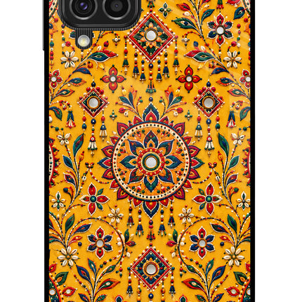 Sunlit Aura Samsung F62 Glass Case
