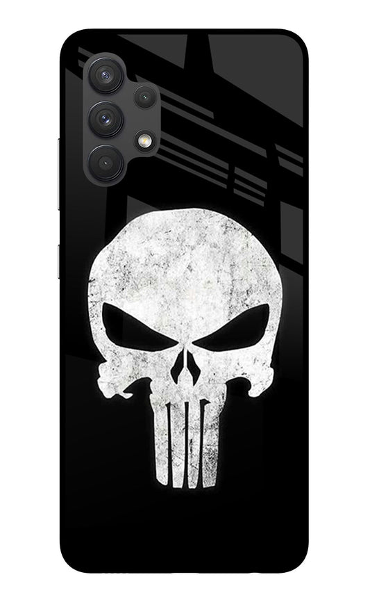 Punisher Skull Samsung A32 4G Glass Case