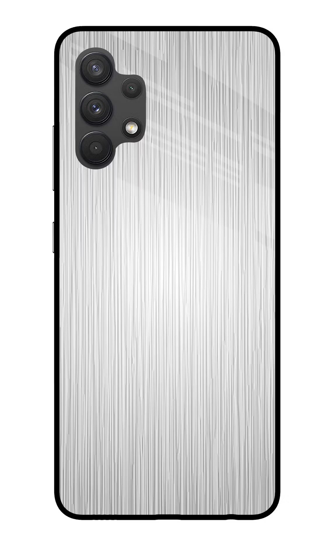 Wooden Grey Texture Samsung A32 4G Glass Case Back Cover by Casekaro