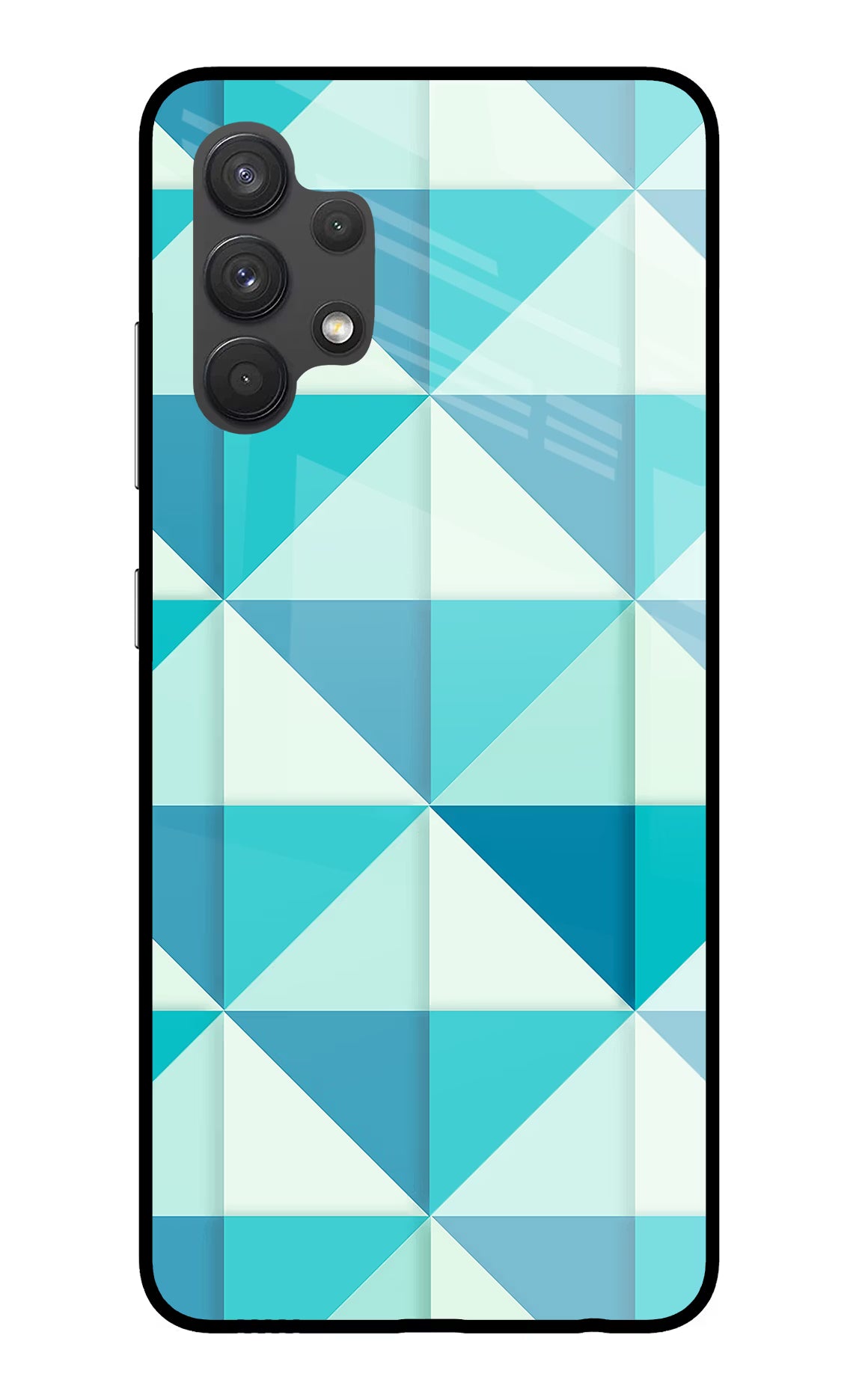 Abstract Samsung A32 4G Glass Case Back Cover by Casekaro
