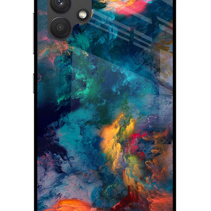 Artwork Paint Samsung A32 4G Glass Case Back Cover by Casekaro
