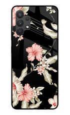Flowers Samsung A32 4G Glass Case