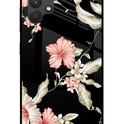 Flowers Samsung A32 4G Glass Case Back Cover by Casekaro