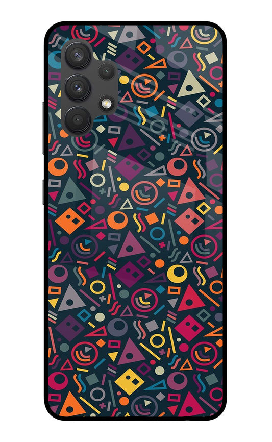 Geometric Abstract Samsung A32 4G Glass Case