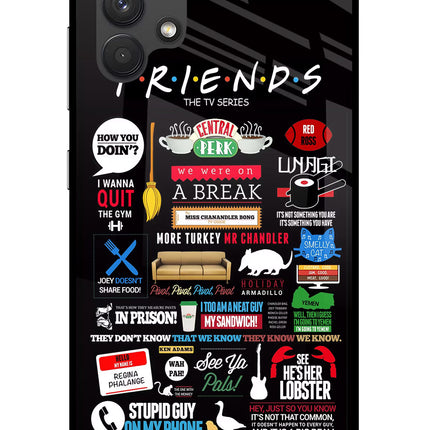 FRIENDS Samsung A32 4G Glass Case Back Cover by Casekaro