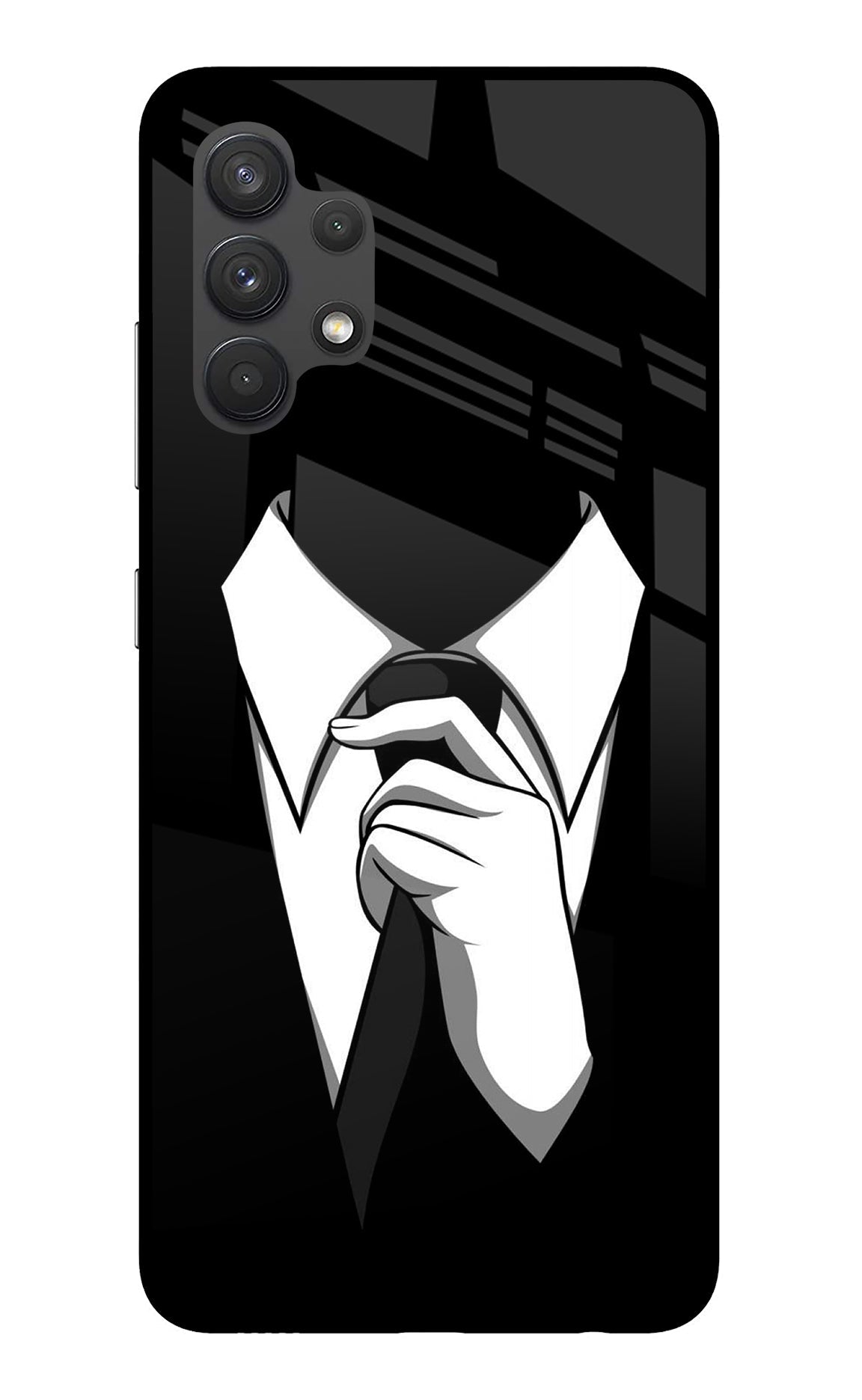 Black Tie Samsung A32 4G Back Cover