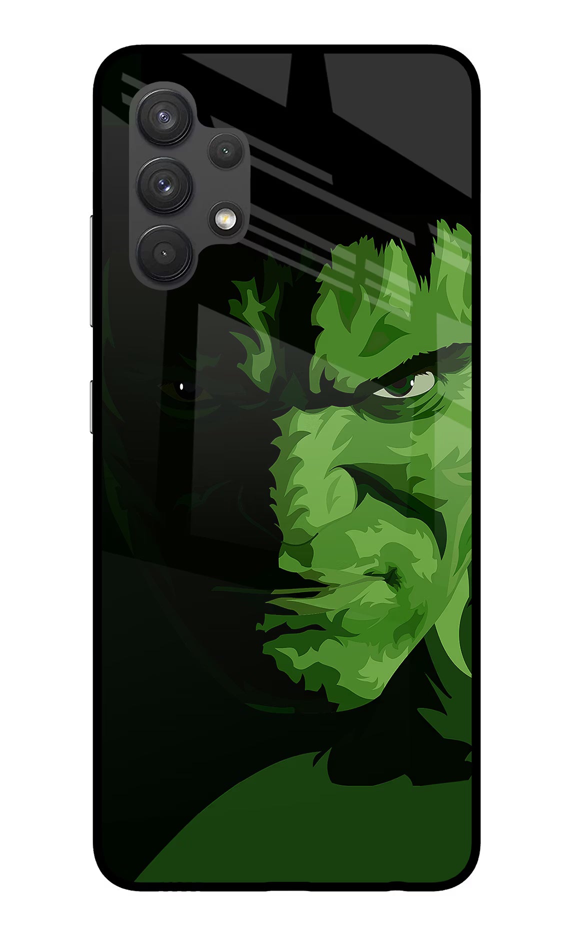 HULK Samsung A32 4G Glass Case Back Cover by Casekaro