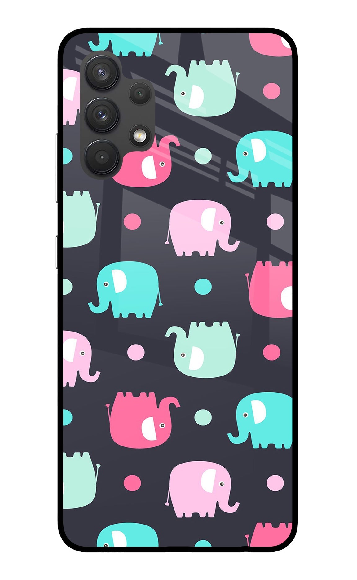 Elephants Samsung A32 4G Back Cover