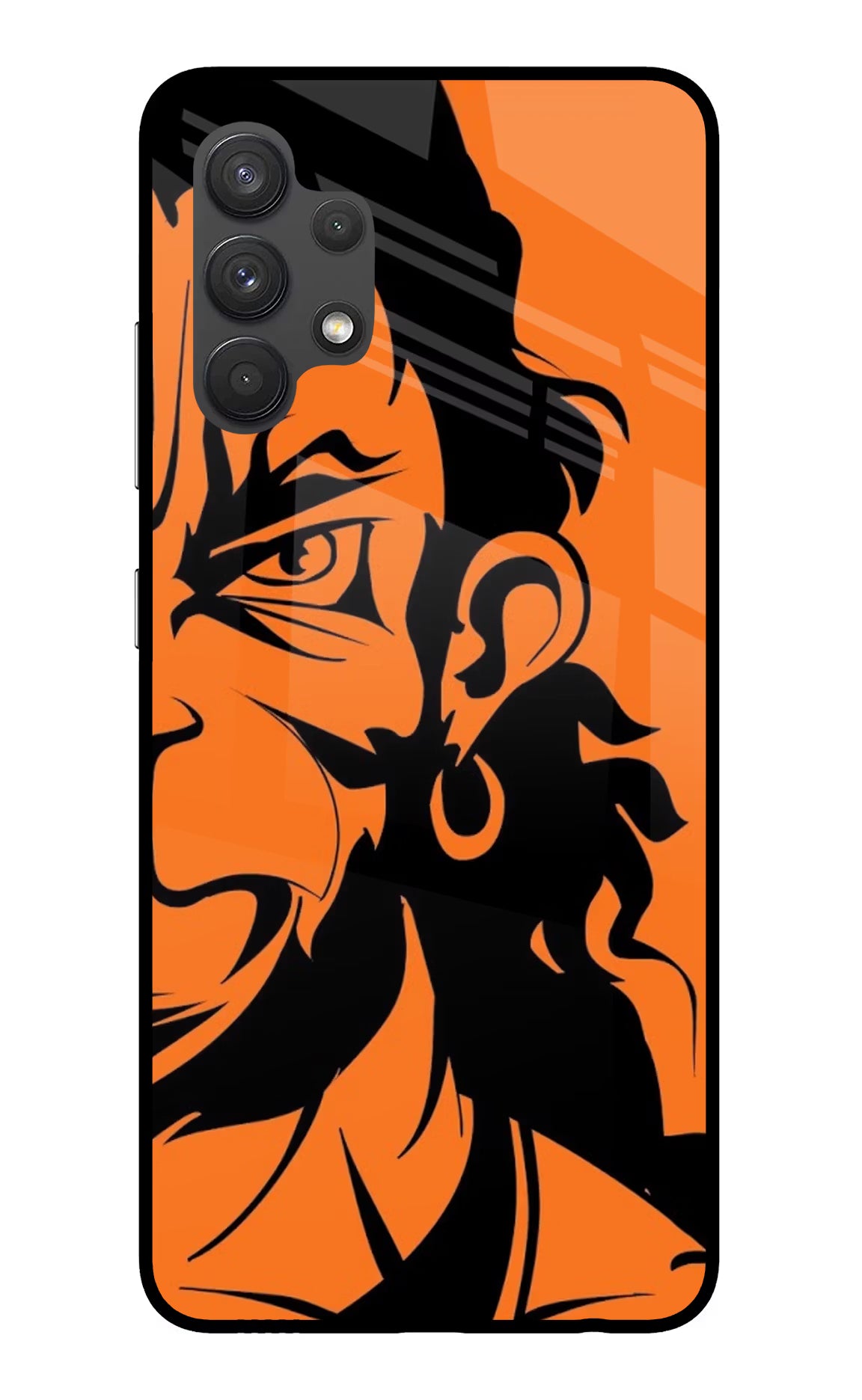 Hanuman Samsung A32 4G Glass Case Back Cover by Casekaro