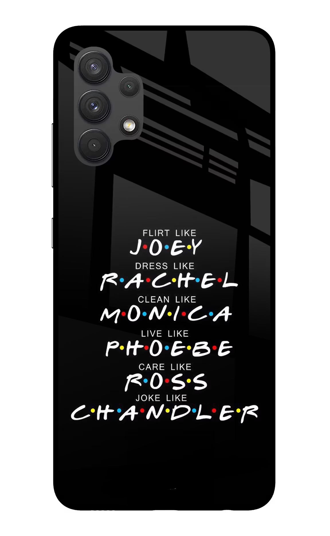 FRIENDS Character Samsung A32 4G Glass Case