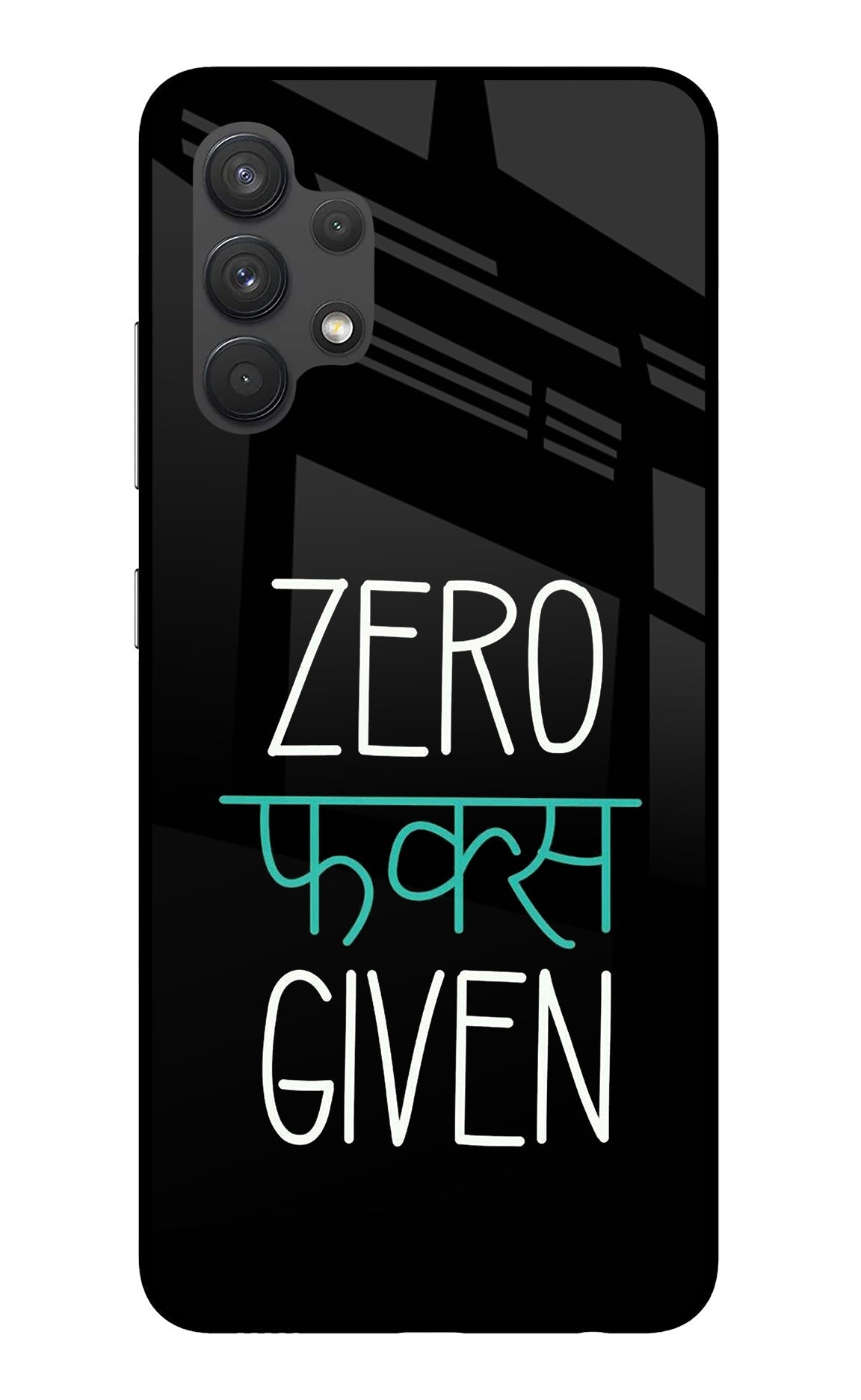 Zero Fucks Given Samsung A32 4G Back Cover