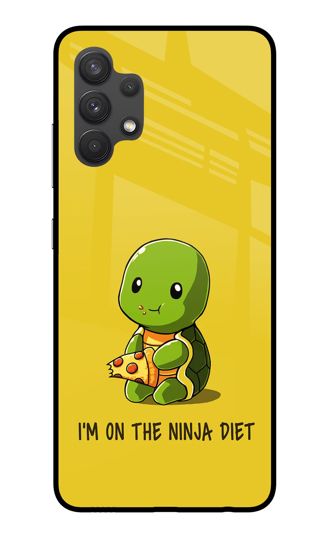 I'm on Ninja Diet Samsung A32 4G Glass Case Back Cover by Casekaro