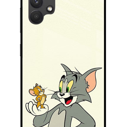 Tom & Jerry Samsung A32 4G Glass Case