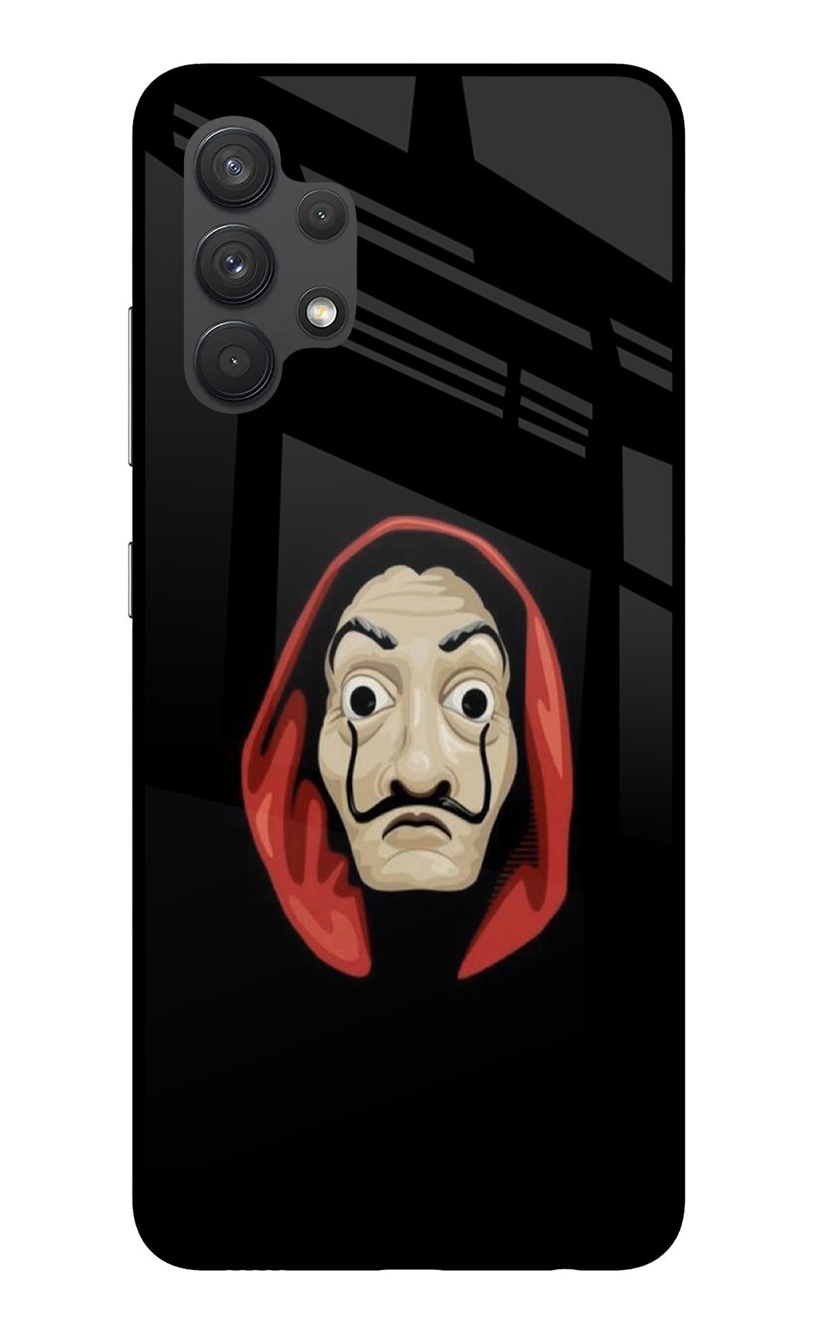 Money Heist Samsung A32 4G Glass Case