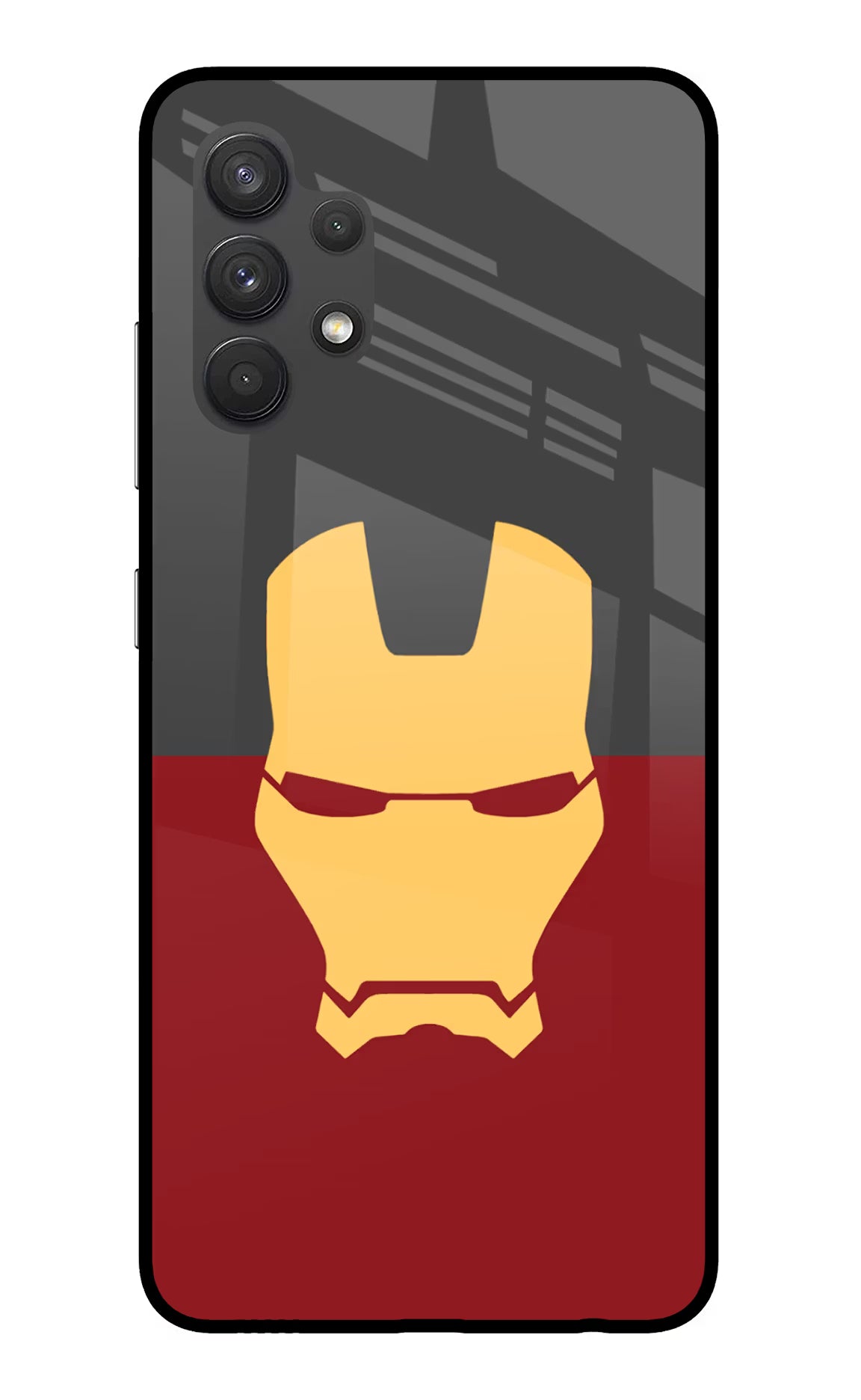 Ironman Samsung A32 4G Glass Case Back Cover by Casekaro