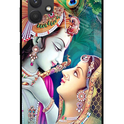 Lord Radha Krishna Samsung A32 4G Glass Case