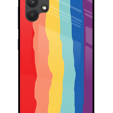 Rainbow Samsung A32 4G Glass Case