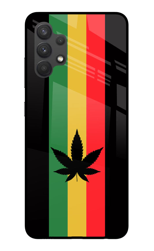 Weed Flag Samsung A32 4G Glass Case