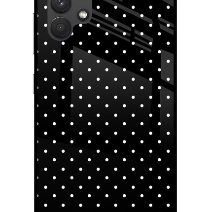 White Dots Samsung A32 4G Glass Case
