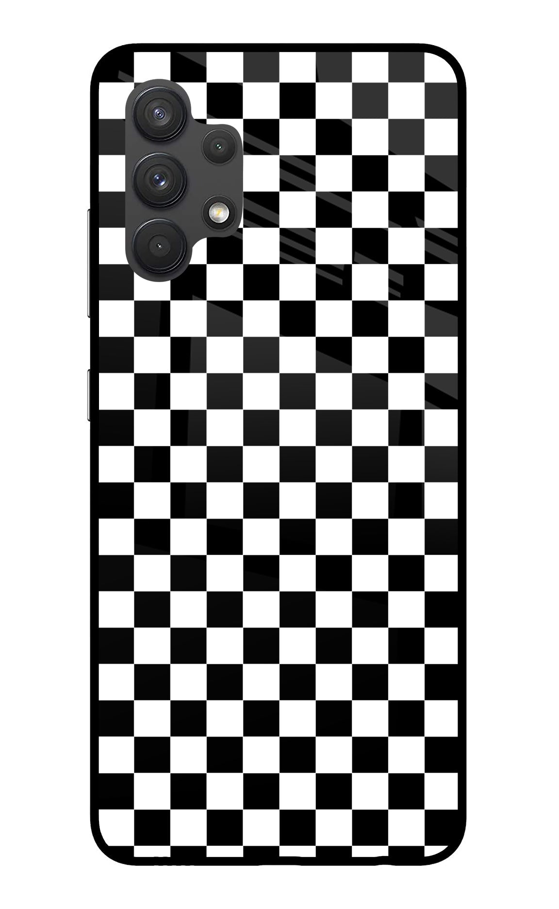 Chess Board Samsung A32 4G Glass Case