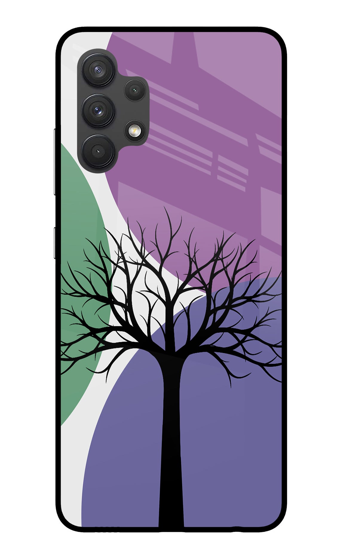 Tree Art Samsung A32 4G Glass Case