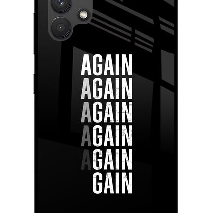 Again Again Gain Samsung A32 4G Glass Case