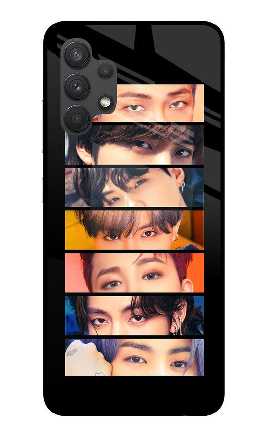 BTS Eyes Samsung A32 4G Glass Case