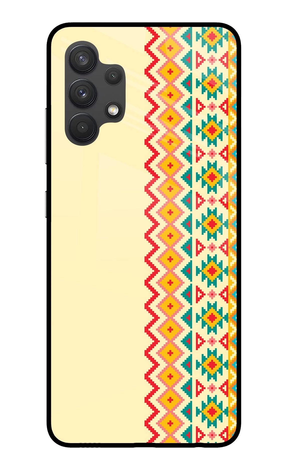 Ethnic Seamless Samsung A32 4G Glass Case