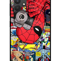 Spider Man Samsung A32 4G Glass Case