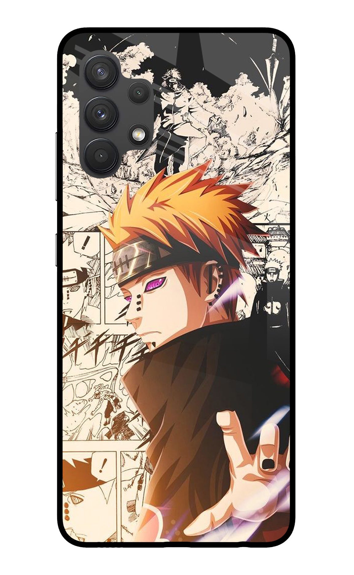 Pain Anime Samsung A32 4G Glass Case