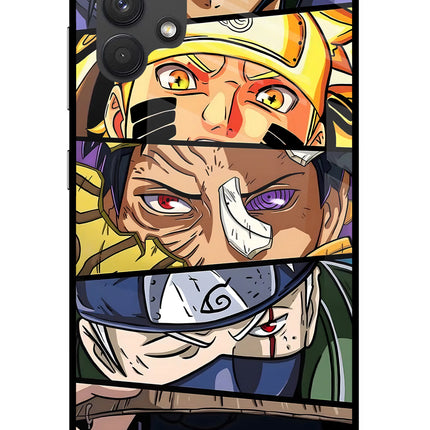 Naruto Character Samsung A32 4G Glass Case